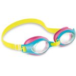 AMILA Παιδικά Γυαλιά Κολύμβησης INTEX Junior Goggles 55611 Βεραμαν/Φουξια/Κίτρινο