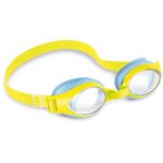 AMILA Παιδικά Γυαλιά Κολύμβησης INTEX Junior Goggles 55611 Σιελ/κίτρινο